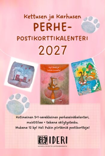 A3 Perhe-Postikortti-seinäkalenteri 2027